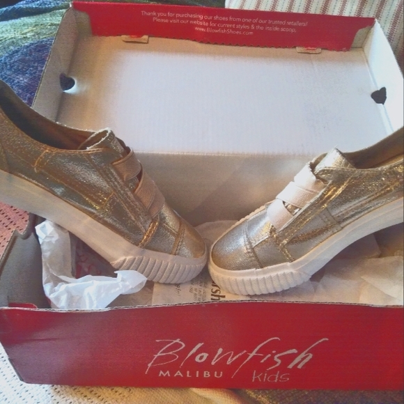 Blowfish Malibu Kids - Rose Gold Cozmic Canvas Size US11, Style #: Bianka-K - Picture 5 of 10